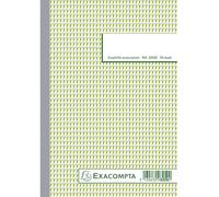 Exacompta, bloc de hojas cuadriculadas de 10 x 14,8 cm (5 x 5), 50 hojas, para duplicación, modelo 3250E