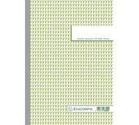 Exacompta, bloc de hojas cuadriculadas de 5x5, tamaño 29,7x21 cm, 50 hojas, papel autocopante para 3 juegos (3300E)