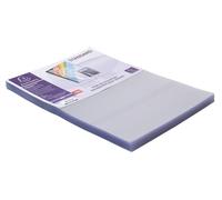 Exacompta: Caja de 100 fundas de PVC para encuadernar, tamaño A3, 20x100 mm, transparentes, modelo 42745E