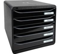 EXACOMPTA, caja de almacenamiento con cajones BIG-BOX PLUS, 5 cajones, color