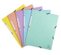 EXACOMPTA Carpeta Aquarel Cartulina 400g A4 Colores Pastel Surtido (Set de 50)