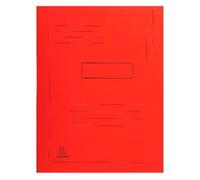 Exacompta, carpeta de 24x32 cm con diseño impreso, con 2 solapas, marca Forever®, gramaje de 290 g/m2, color rojo, modelo 445003E