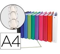 Exacompta Carpeta de 4 anillas redondas 30 mm A4 colores surtidos
