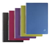 Exacompta carpeta de solicitud flexible de PP, clip diseño, DIN A4, 21 x 29,7 cm, 2 unidades), color azul DIN A4