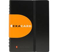 Exacompta, estuche para tarjetas de visita, capacidad para 5 tarjetas, con 120 tarjetas incluidas, dimensiones 20x14,5 cm, color , modelo 75034E