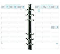 Exacompta Exatime 18272E, Recarga para el Diario Semanal Vintage Vertical, Septiembre de 2023 a Diciembre de 2024, 10.5 x 17.2 cm
