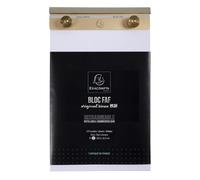 Exacompta - FAF 12123E - Bloc de escritorio n.º 3-185 x 115 mm, rellenable, con almohadillas de recarga, estable al escribir, pies antideslizantes, papel rayado de puntos, certificado FSC, color