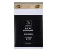 Exacompta - FAF 12124E - Bloc de escritorio n.º 4-210 x 135 mm de tamaño, rellenable, con almohadillas de recarga, estable al escribir, pies antideslizantes - Papel rayado de puntos, certificado FSC