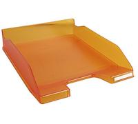 Exacompta Linicolor - Bandeja de correo, color naranja translúcido