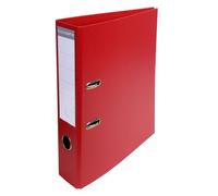 Exacompta lot de 3 classeurs à levier pvc a4 d70mm premium rouge