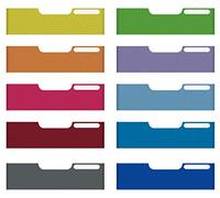 Exacompta Maxi Gama A4 - Modulo con 10 frontales, multicolor