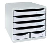 Exacompta - ref. 312740d big-box maxi - caja de 4 cajones para documen