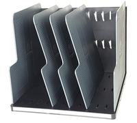 Exacompta Modulodoc Ecoblack - Clasificador vertical con 5 separadores, color negro y gris oscuro