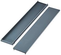 Exacompta Modulodoc Ecoblack - Pack de 2 embellecedores, 56 mm, Color Gris Oscuro