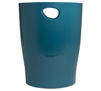 Exacompta Pack de 8 Papeleras ECOBIN NeoDeco Azul Petróleo