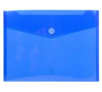 Exacompta, paquete de 10 sobres-fundas de polipropileno, tamaño A4, color azul, modelo 56422E