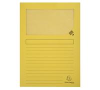 Exacompta, paquete de 4 cuadernos de 100 hojas cada uno, con ventana, tamaño 22x31 cm, colores variados, modelo 50100E