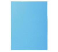 Exacompta, paquete de 5, 100 fundas SUPER de 160 g/m², tamaño 24x32 cm, color azul brillante, referencia 340010E