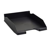 Exacompta - Ref. 113014D Combo Midi ECOBLACK - Juego de 6 cestas de Correo (34,6 x 25,5 x 6,5 cm), para Documentos en Formato A4 + - Color Negro - Certificado ángel Azul