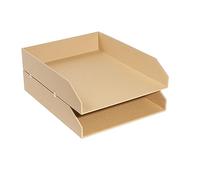 Exacompta - Ref. 14602E - 1 Juego de 2 cestas de Correo OfficeByMe - Beige