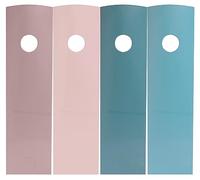 Exacompta Ref. 182606SETD Juego De 4 Archivadores De Revistas Mag-Cube Skandi Para Documentos A4 Y A4 Maxi Ancho 27,5 Cm 4 Colores Surtidos Rosa Vieja Nude Azul Pacífico Azul Esmerilado