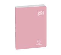 Exacompta - Ref. 214296E - 1 Agenda Forum Office Soft Harmony 15 x 21 cm Diario Agosto 2025 a Julio 2026 - Rosa