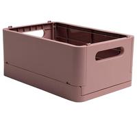 Caja multiusos exacompta smart case din a5+ plastico reciclado plegable color rosa viejo 275x40x190 mm - 27138D