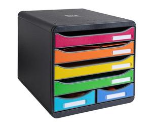 Exacompta - ref. 312798d - big-box maxi - 1 caja de 4 cajones para doc