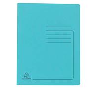 Exacompta - Ref 39986E - Archivador de barra plana - Adecuado para documentos A4, cubierta preimpresa, tablero prensado moteado pesado de 355 g/m², lomo de 30 mm, mecanismo de resorte de metal