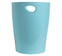 Exacompta - Ref. 45363D - 1 papelera con asas ECOBIN - Gran capacidad - 15 litros - Dimensiones 26,3 x 26,3 x 33,5 cm - Color verde pastel - Aquarel