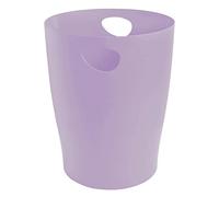Exacompta - Ref. 45364D - 1 papelera con asas ECOBIN - gran capacidad - 15 litros - dimensiones 26,3 x 26,3 x 33,5 cm - malva