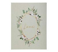 Exacompta - Ref. 4718E - Libro de visitas 1 Country - Formato vertical 27 x 22 cm - Borde dorado con título Amor en letras doradas - 100 páginas en blanco liso - Visualización de campo