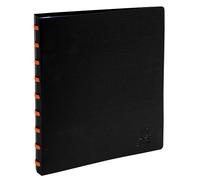Exacompta - Ref. 86034E - Cartón de 6 protectores de documentos Exactive extraíble con 30 bolsillos desmontables - 60 vistas - 5 separadores color con puerta etiqueta - para A5 - cubierta negra