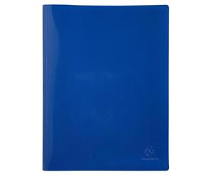 Exacompta - Ref. 88182E BeeBlue - Cartón de 12 protectores de documentos de PP reciclado semirrígido (60 vistas), color azul marino