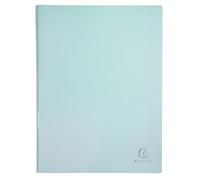 Exacompta - Ref. 88260E - Cartón de 20 protectores de documentos de acuarel, 20 fundas de cristal liso, 40 vistas, para A4, 24 x 32 cm, tapa de polipro semirrígido, colores pastel surtidos