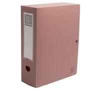 Exacompta - Ref. 89470E - 1 caja archivadora con cierre a presión Skandi - polipropileno reciclado rígido - espalda 10 cm - dim 25 x 33 cm - PP reciclado Skandi - para A4 - colores aleatorios