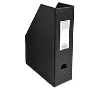 Exacompta - Ref. 90161E - Referenciero de PVC - Parte trasera de 10 cm - Se entrega plano - Dimensiones 31,5 x 23,5 x 10 cm - Para documentos A4 - Color negro