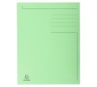 EXACOMPTA Subcarpeta Forever 3 Solapas A4 Verde Claro