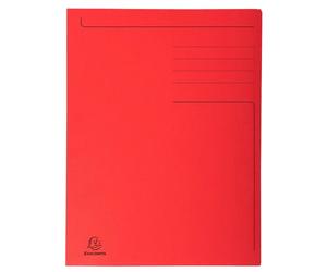 EXACOMPTA Subcarpeta Forever 3 Solapas Rojo Claro A4
