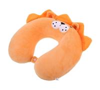 EXAOMBLE Almohada Cervical U-shaped para Viajar, Cojín de Espuma Viscoelástica Diseño de Animal, para Coche, Avión y Tren