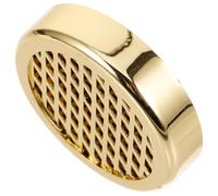 EXAOMBLE Humidificador para Cigarros Redondo Dorado, Almohadilla Humectante de Abs y Esponja, Paquete de Humedad para Caja Humidificadora, Mantenimiento Prolongado de Frescura y Aroma
