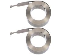 EXAOMBLE Kit de Herrajes Resortes Helicoidales Planos 12Mm X 1.2m para Persianas Enrollables, Accesorios para Ventanas Abatibles en Dormitorios y Oficinas, 2 Unidades