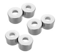 EXAOMBLE Tapas de Barandilla de Escalera de Piscina 6 Piezas | Cobertura Decorativa sin Costuras, Antióxido Fácil Instalación, para Barandillas y Escaleras, Plata