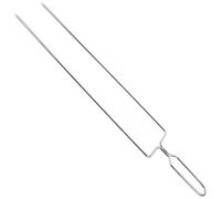 EXAOMBLE Tenedor para Asar Carne de Acero Inoxidable Resistente a Altas Temperaturas y Fácil de Limpiar, Accesorio Adecuado para Barbacoa y Camping en Forma