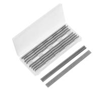 EXCEART 10 Piezas Cuchilla de Cepilladora Eléctrica Cuchilla de Corte de Cepilladora de Repuesto, Acero de Alta Velocidad, 82x5,5x1,1mm, para Madera, Carpintería y Fabricación de