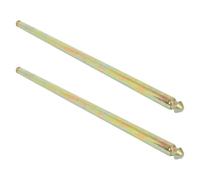 EXCEART 2 Piezas Eje Metálico para Cubo de Basura de 240l Diseño Resistente al Clima y Fácil Instalación para Cubos de Basura Exteriores