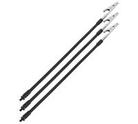 EXCEART 3 Piezas Pinzas de Soldadura de Tercera Mano, Pinza de Soldador de Hierro Negro Brazos Flexibles, Sujeta Placas de Circuito para Soldadura y Montaje Electrónico