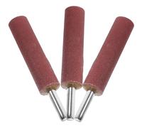 EXCEART 3 Piezas Rodillo de Lijado Cilíndrico Mango, Grano 240, Hierro | Acabado y Perfilado Preciso, 2,40 Oz, Marrón, para Madera, Jade y Piezas Plásticas