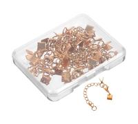 EXCEART Cierres Dorados Incluye Broches y Extensiones 10 Juegos en Metal para Joyería DIY para Pulseras Hechas a Mano