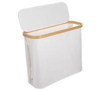 EXCEART Contenedor de almacenamiento de papel higiénico, portarrollos de papel higiénico, organizador plegable con tapa, tela Oxford impermeable, para cocina y sala de estar